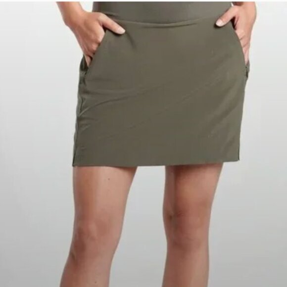 Athleta Soho Skort Olive Green Size 4 - Picture 8 of 8